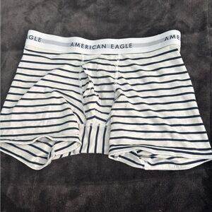 American Eagle Outfitters Men's Navy Striped Boxer Briefs